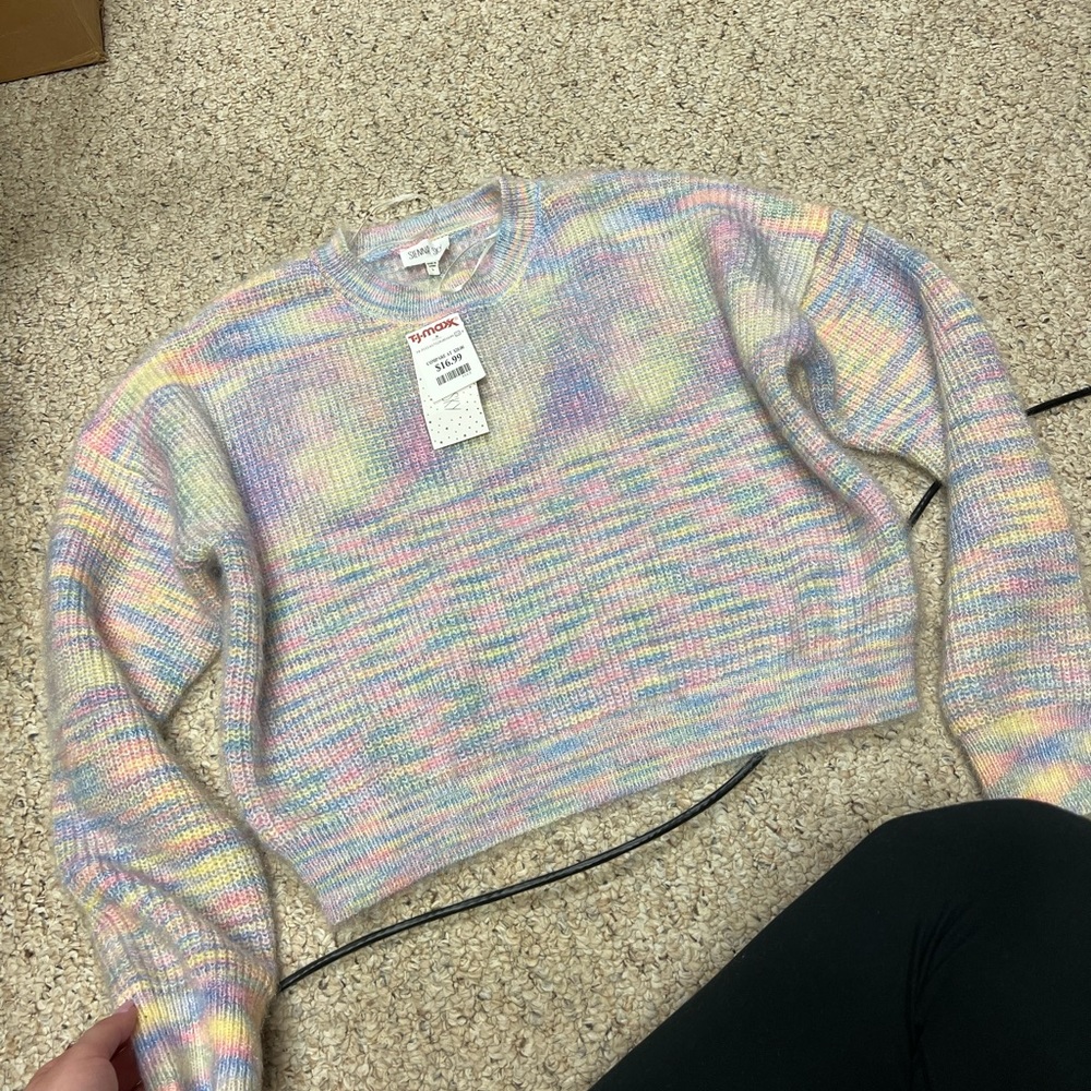NWT cropped sweater